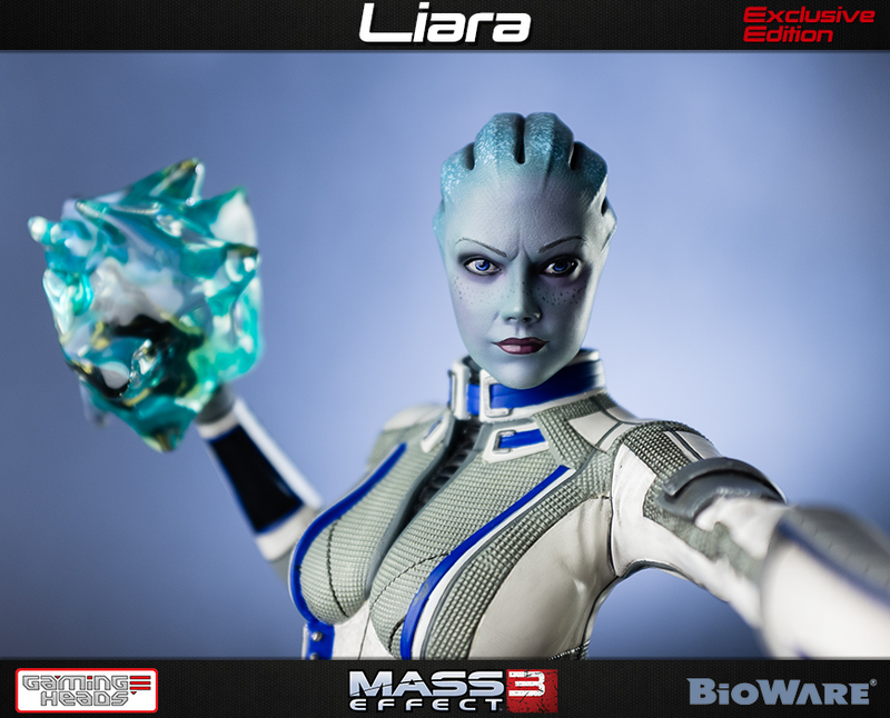 Illustration for article titled Mass Effect Statue Captures Liara's Most Endearing Qualities